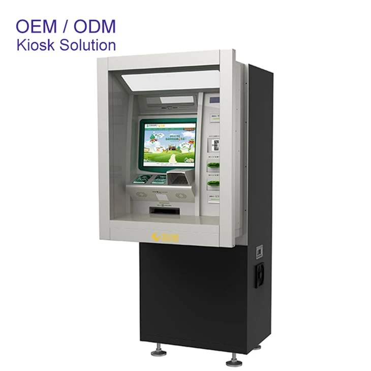 Wall Through Cash Deposit & Cash Dispenser Kiosk